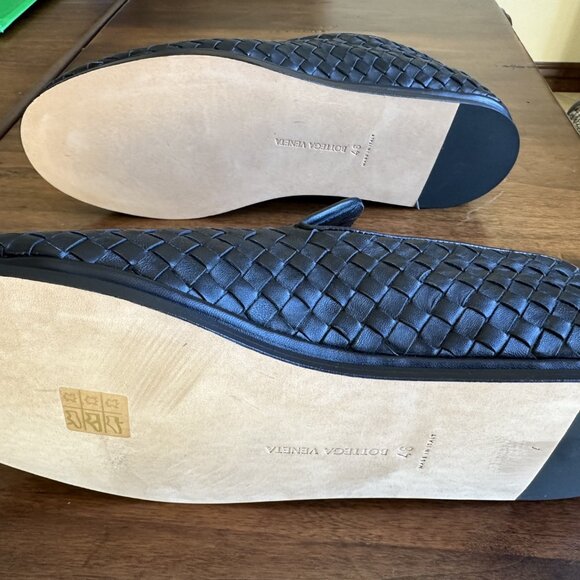 Bottega Veneta Men’s Loafer Intrecciato Black AUTHENTIC LIKE NEW - EU 46 (13 US) - Picture 5 of 6